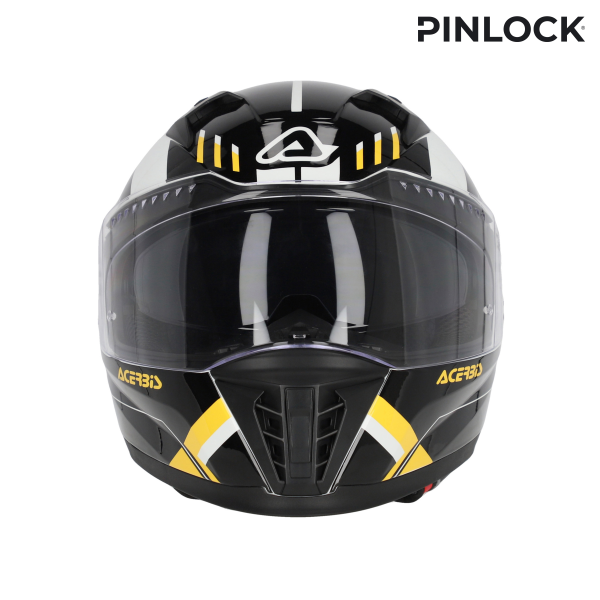 Acerbis X-way Graphic teljes arcú sisak – fekete/sárga, S-es méret, 6, nordicamoto.ro