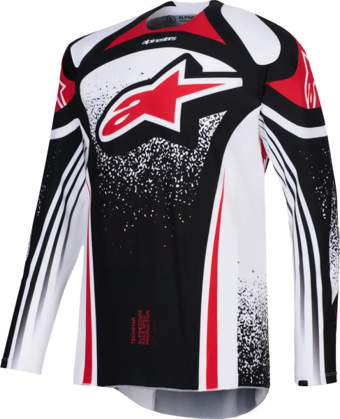 Tricou Alpinestars Techstar Nomur White L, 1, nordicamoto.ro