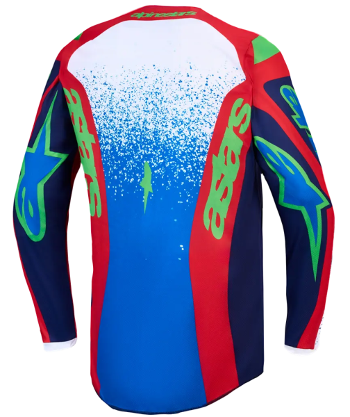 Alpinestars Fluid Drag póló, kék/piros/fehér, L, 2, nordicamoto.ro