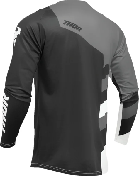 Tricou Copii Thor Sector Checker Black/Gray XL, 2, nordicamoto.ro
