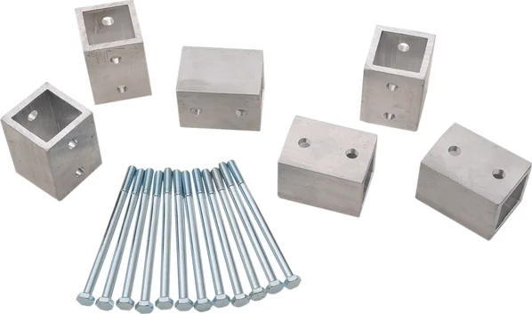 Ramp Shield Bracket Adapter Kit Silver, 1, nordicamoto.ro