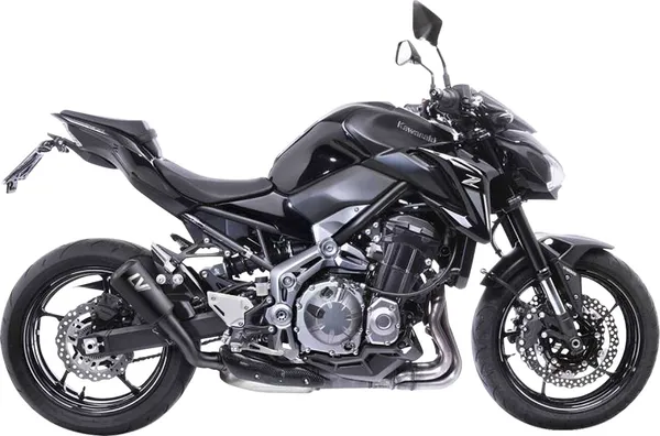 LeoVince LV-10 teljesen fekete, csúsztatható kipufogórendszer a Kawasaki Z900-hoz, 3, nordicamoto.ro