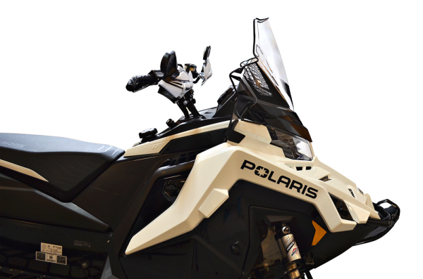 Powermadd Windshield Polaris Matryx Mid (18") Clear w/Black Graphics, 2, nordicamoto.ro