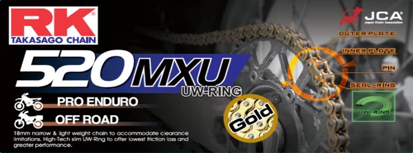 520 Mxu Drive Chain Natural, 1, nordicamoto.ro