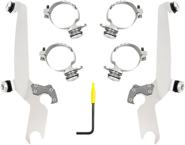 Sportshield Trigger-lock Complete Mount Kit Polished, 1, nordicamoto.ro