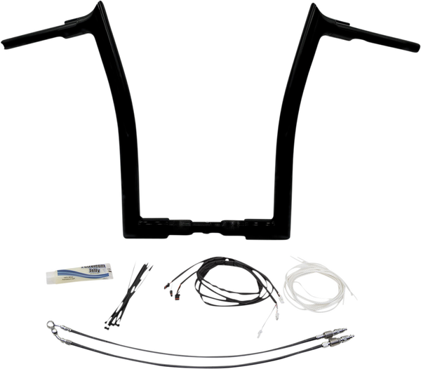 1-1/2(r) Ez Install Pointed Top Handlebar Kit Black, 1, nordicamoto.ro