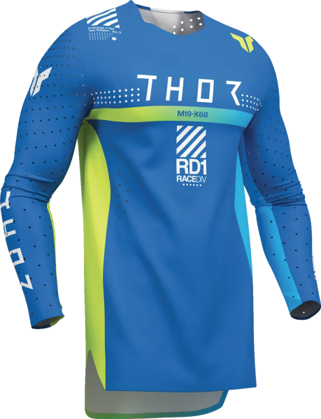 Thor Sportmode Synth Blue póló, 2XL, 1, nordicamoto.ro