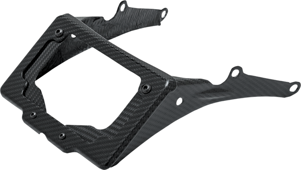 Carbon Fiber License Plate Mount Black, 1, nordicamoto.ro