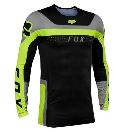 Fox Flexair Efect Jersey póló, fluoreszkáló sárga, L-es méret, 4, nordicamoto.ro