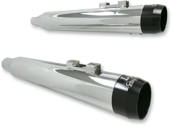 Slip-on Muffler Aluminum|carbon Fiber Chrome-black, 1, nordicamoto.ro