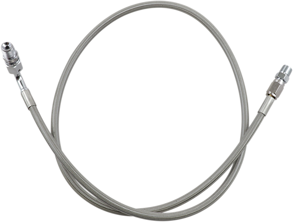 Extended Length Brake Line Silver Oversize [+152 mm (6'')], 1, nordicamoto.ro