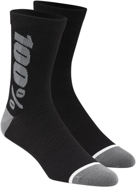 Sosete 100% Rythym Merino Wool Black/Gray L/XL, 1, nordicamoto.ro