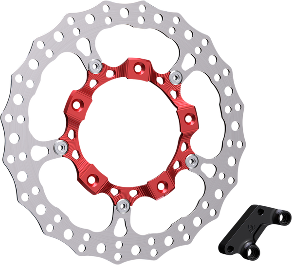 Big Brake 14(r) Full Floating Brake Rotor Kit Red, 1, nordicamoto.ro