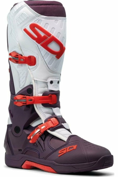 Cizme Sidi MX/Enduro Crossair Wine/White, 2, nordicamoto.ro