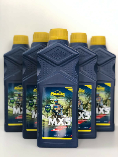 Putoline MX5 kétütemű motorolaj-csomag, 5 liter, 1, nordicamoto.ro