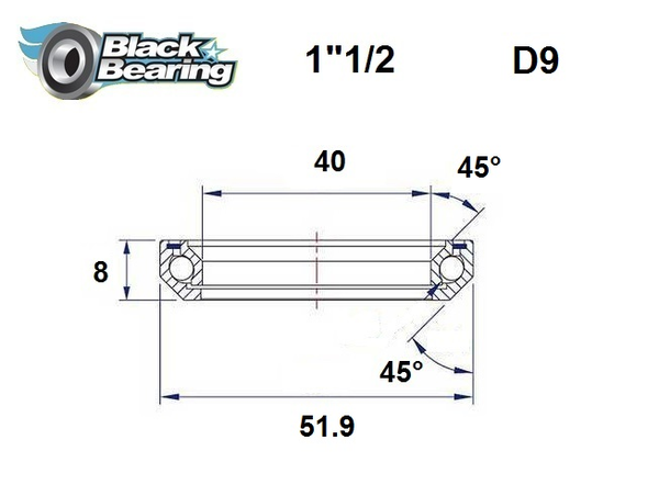 Headset Bearing, 1, nordicamoto.ro