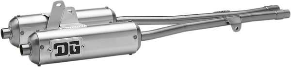 Type Ii Oval Atv Silencer Silver, 1, nordicamoto.ro