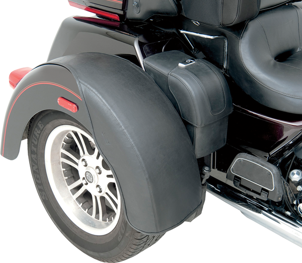 Trike Fender Bra Set Black, 1, nordicamoto.ro