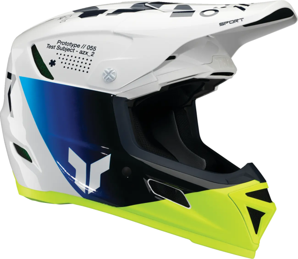 Thor Reflex Sport Strike Mips sisak, sárga/fehér/kék, 2XL, 1, nordicamoto.ro
