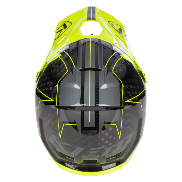 Klim F3 Carbon ECE Unruly fekete–fehér motoros sisak, 38, nordicamoto.ro
