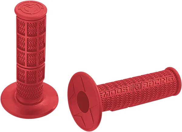 MOOSE RACING Flange Style Stealth Mx Grips Red, 1, nordicamoto.ro