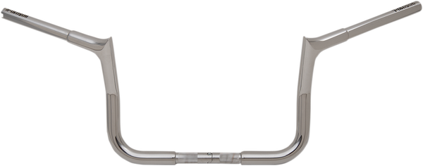 1-1/4(r) Ez Install Pointed Top Handlebar Silver, 5, nordicamoto.ro