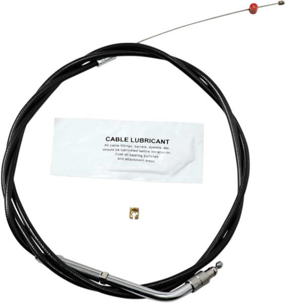 Black Vinyl Throttle/idle Cable Black +152 mm (6''), 1, nordicamoto.ro