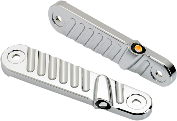 Streamliner Front Led Turn Signals Chrome, 1, nordicamoto.ro