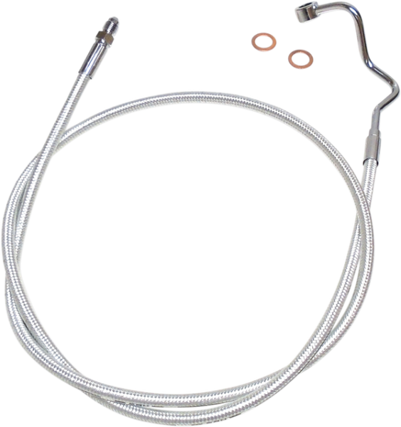 Designer Series Dot Abs-specific Mid Brake Line Kit Chrome, Sterling Chromite® Ii, 2, nordicamoto.ro