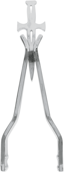Daggertude Styled Sissy Bar Sticks Silver, 2, nordicamoto.ro