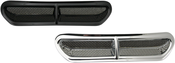 Fairing Vent Cover With Stainless Steel Mesh Black, 1, nordicamoto.ro