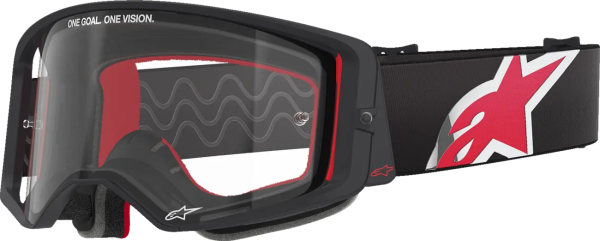 Ochelari ALPINESTARS Supertech Corp ABS Vision Black/Red ONE SIZE, 1, nordicamoto.ro