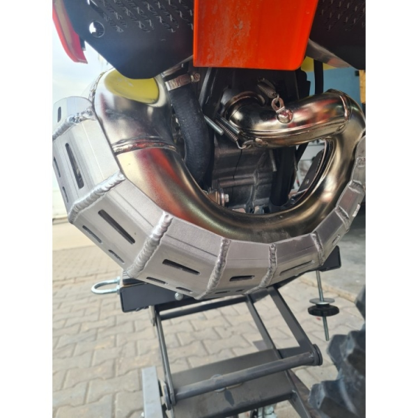 Motorvédő alumínium rezonátorvédővel KTM/Husqvarna/GasGas 250/300 TBI modellekhez, 4, nordicamoto.ro