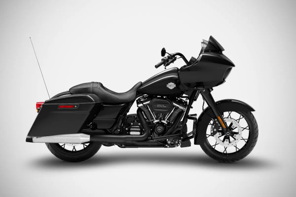 4.33 Inches Slash-cut Slip-ons Muffler For Hd-touring E3 Black, 5, nordicamoto.ro