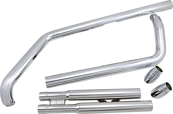 Speedster Slashdown Exhaust System Chrome, 2, nordicamoto.ro