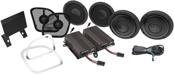 Speakers Amp Ultra Kit Rg Black, 2, nordicamoto.ro