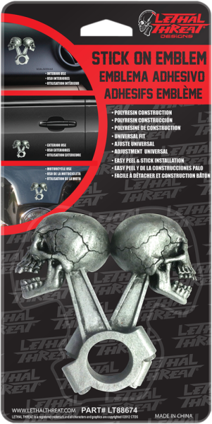 Emblem Piston Skulls, 1, nordicamoto.ro