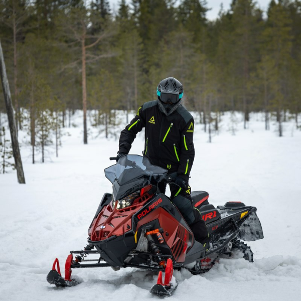 AMOQ Caliber motoros szán kabát, fekete/sötét szürke/magas láthatóságú, M-es méret, 3, nordicamoto.ro