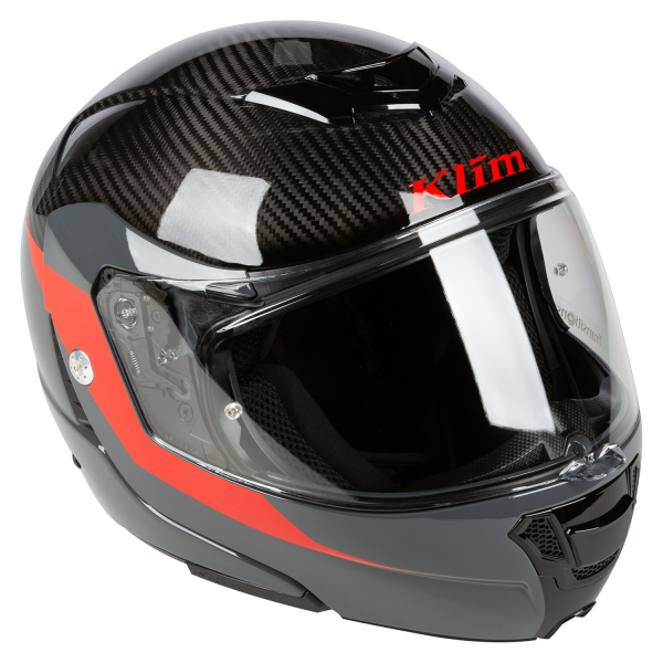 Cască Modulară Klim TK1200 Karbon ECE/DOT Gloss White, 15, nordicamoto.ro