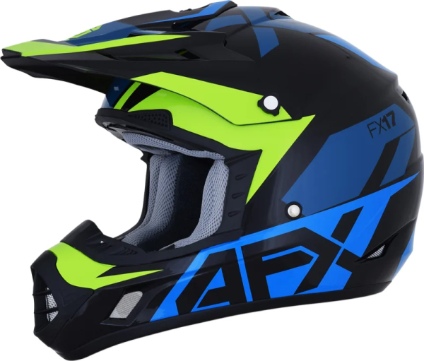 Fx-17 Aced Helmet Green, Blue, Black  2XL, 1, nordicamoto.ro