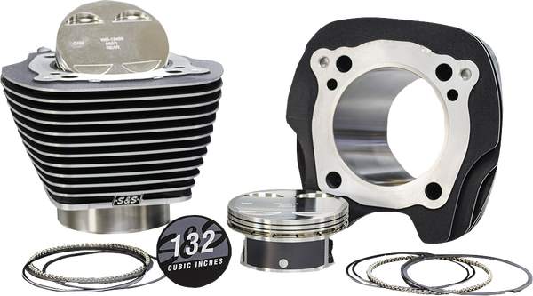 Big Bore Cylinder & Piston Kit Black, 2, nordicamoto.ro