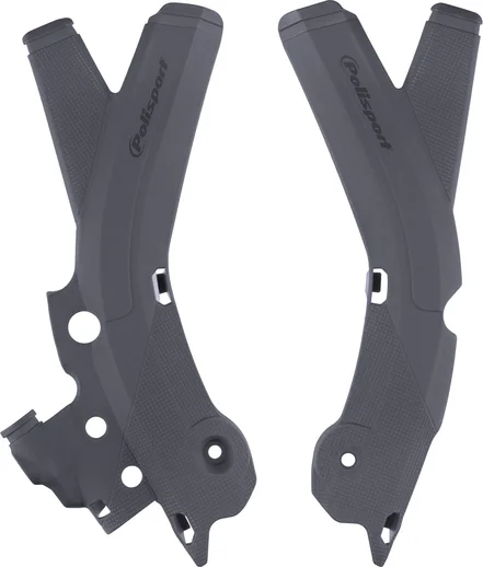 POLISPORT Frame Protectors Gray , 1, nordicamoto.ro