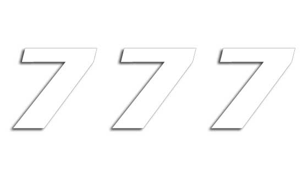 One Series Numbers White, 3, nordicamoto.ro