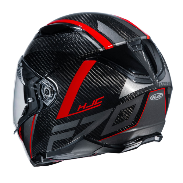 Casca HJC F70 Carbon Eston Negru Rosu L +, 2, nordicamoto.ro
