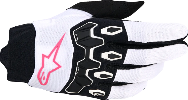 Alpinestars Stella Full Bore V2 női kesztyű, fehér/fekete, L méret, 1, nordicamoto.ro
