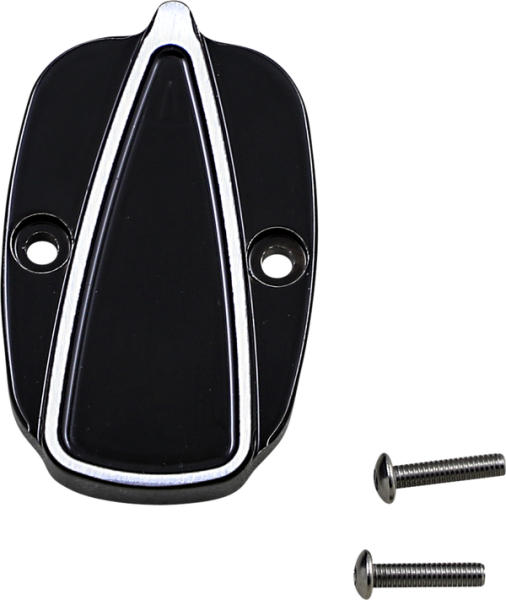 Master Cylinder Cover Black, Gloss, Powder-coated, 1, nordicamoto.ro