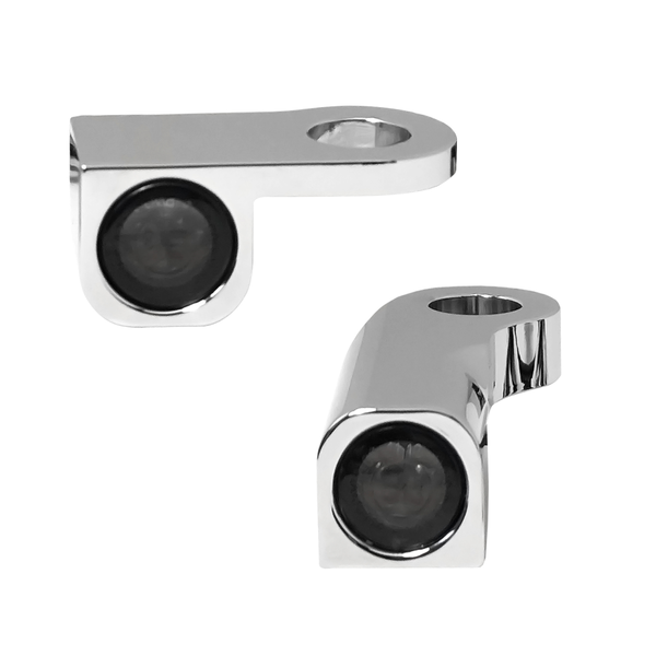 Nano Series Handlebar Turn Signals Chrome, 2, nordicamoto.ro