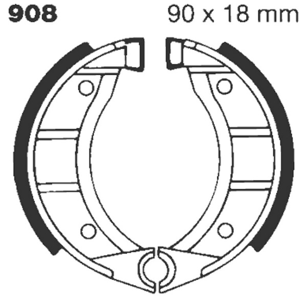 Standard Brake Shoes, 1, nordicamoto.ro