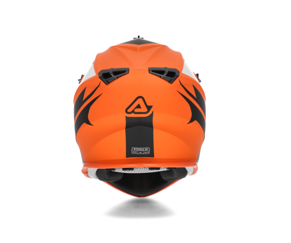 Casca Acerbis Linear Orange/White, 4, nordicamoto.ro