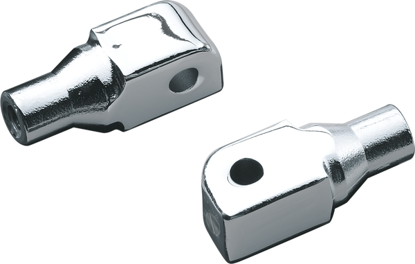 Tapered Foot Peg Adapters Chrome, 1, nordicamoto.ro